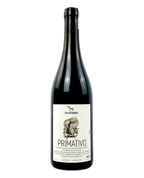 Colleformica Primativo,Bottle of Colleformica Primativo Red. UNCORK MEXICO.