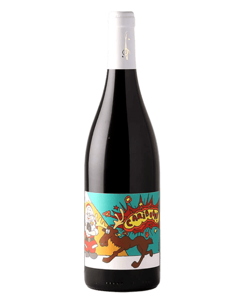 L'Octavin Cariboom,Bottle of L'Octavin Cariboom Jura Red. UNCORK MEXICO.