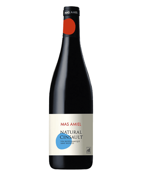 Mas Amiel Cinsault,Bottle of Mas Amiel Natural Cinsault. UNCORK MEXICO.