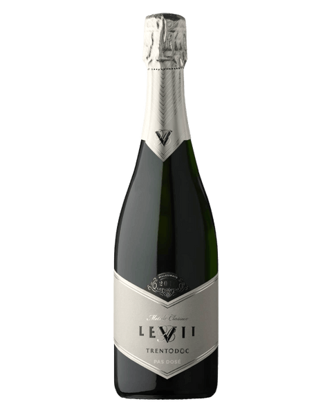 Levii Pas Dose,Bottle of Levii Trento DOC Pas Dosé. UNCORK MEXICO.