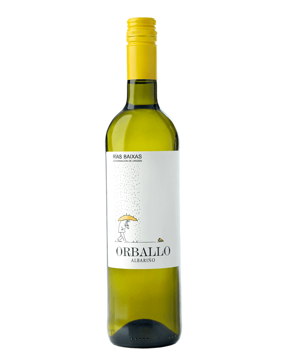 bottle of Orballo Albariño Rias Baixas