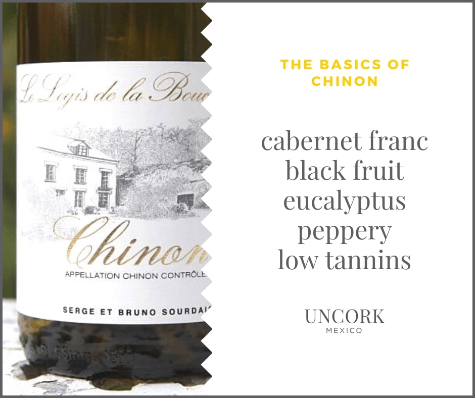 características del vino de Chinon