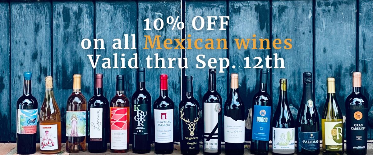 Mexican wine sale - Sep 2022