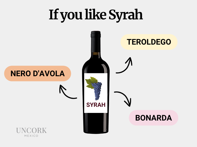 unusual red wine grapes similar to syrah