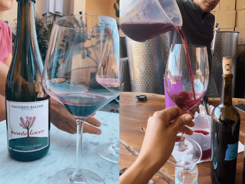 lambrusco - vino tinto dulce lambrusco - vino tinto dulce
