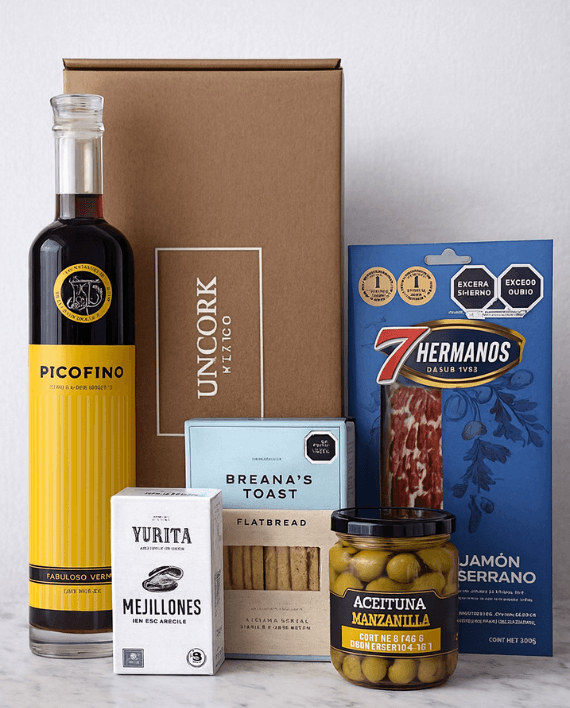 Caja de Regalo ‘Noche de Tapas y Vermut’ con Picofino Rojo