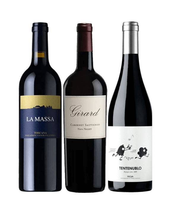 pack de vinos tintos 90+ top regions